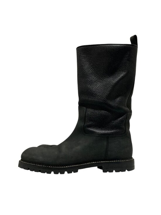 Louis Vuitton Lining Damier Graphite All Leather Boots 8.5 Black main image 9